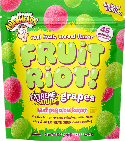 FRF-0007 SOUR CANDY GRAPES, WATERMELON
