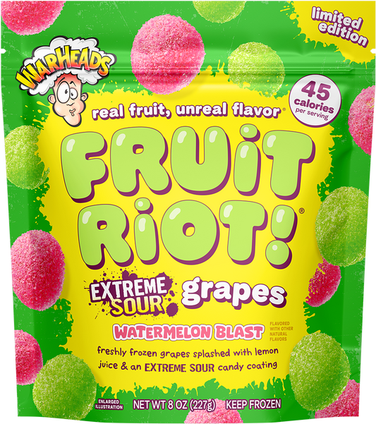 FRF-0007 SOUR CANDY GRAPES, WATERMELON